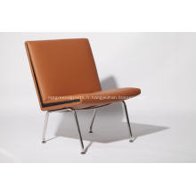 Chaise Airline CH401 en cuir véritable